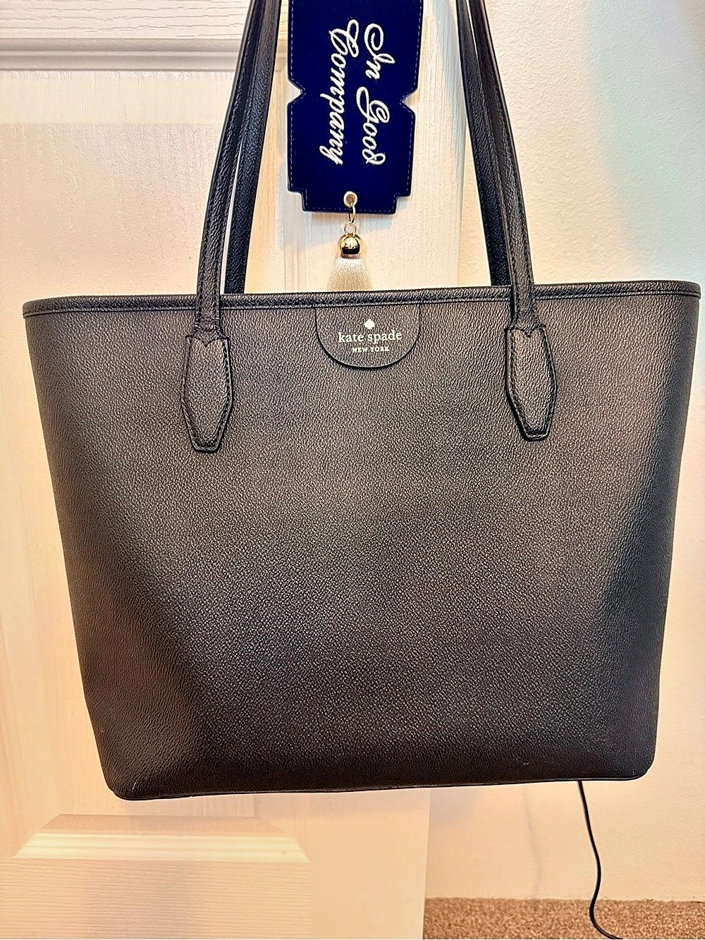 Kate Spade Black Tote Bag